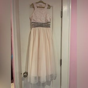 Speechless Girls Gown - Pale Pink Size 7
